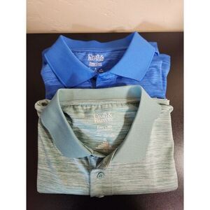 Croft‎ & Borrow Easy Care Polo 2 Count Bundle Size XL